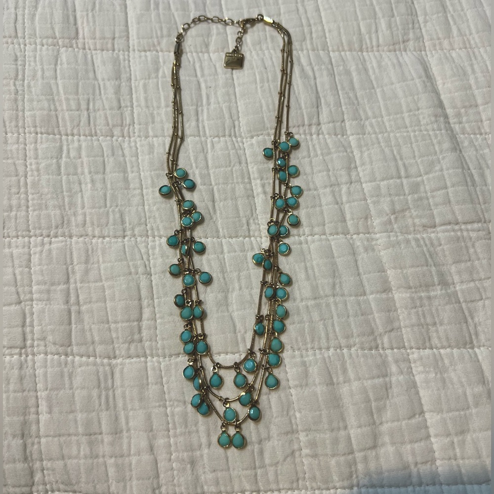 Turquoise statement necklace